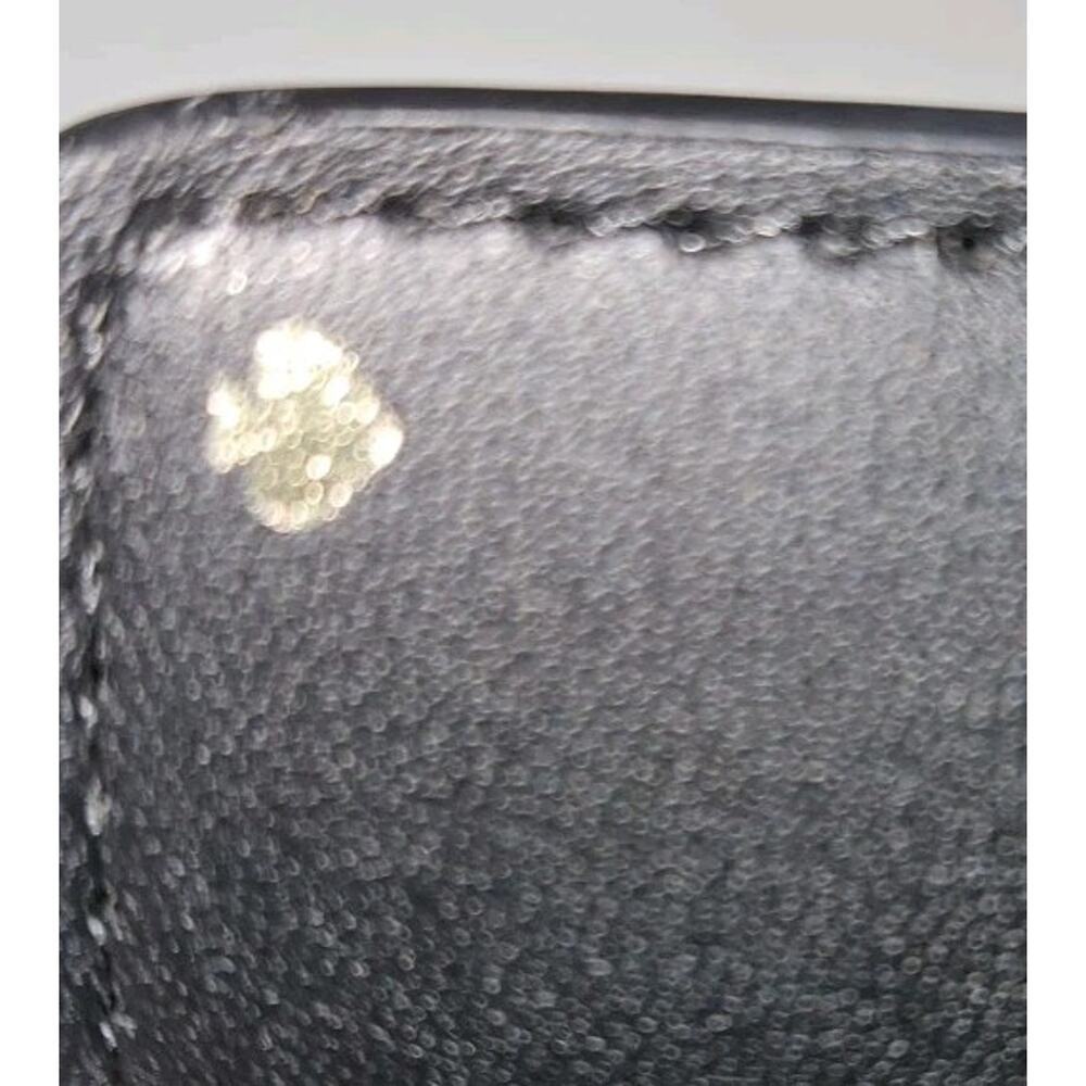 NWOT Kate Spade Odette Glitter Large Slim Bifold Black 7x4 - Picture 8 of 10